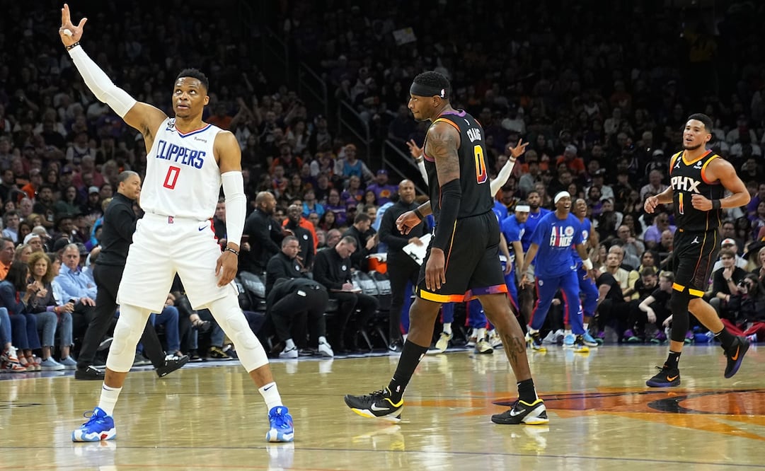 Russell Westbrook se llevó los reflectores del primer juego / Foto: AP