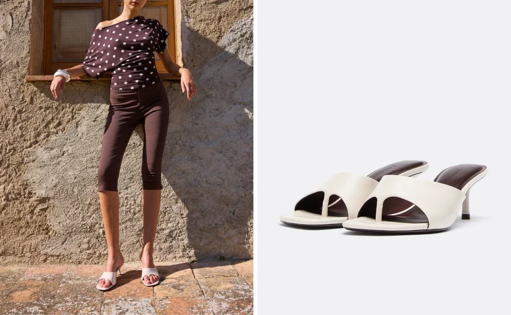 Los tacones añaden elegancia. Foto: Stradivarius
