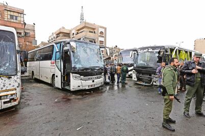 Un doble atentado en Siria deja 59 muertos