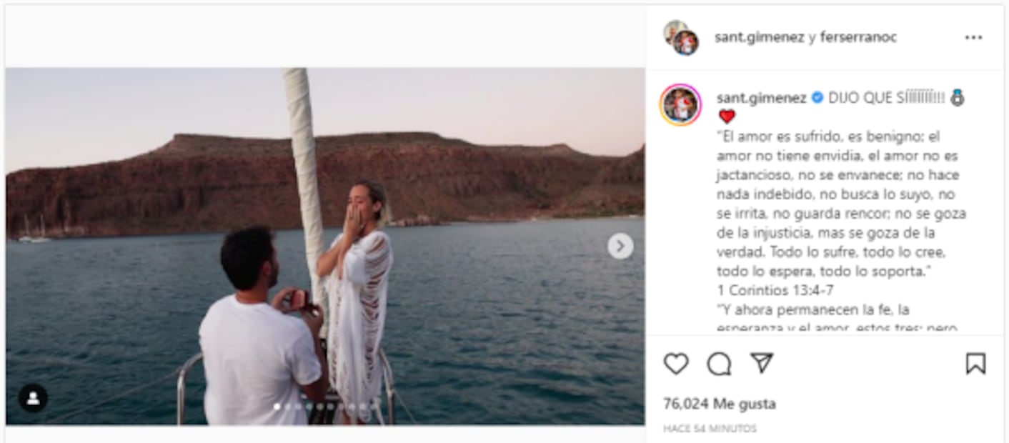 Santiago Giménez pide matrimonio a su novia ¡Habrá boda!