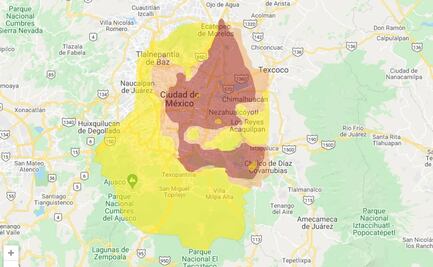 Con este mapa te decimos dónde se sienten más los temblores