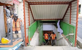 Renovación de pasos a desnivel de Calzada de Tlalpan es lenta, solo llevan dos de los 12 prometidos