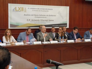 Comparece tesorero de Sinaloa por Sexto Informe