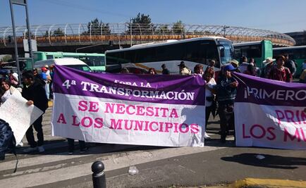 Campesinos reciben orden de sus líderes para ir a sede del Senado