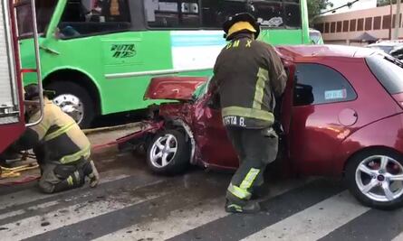 Choque en avenida Universidad deja un lesionado y afectaciones viales