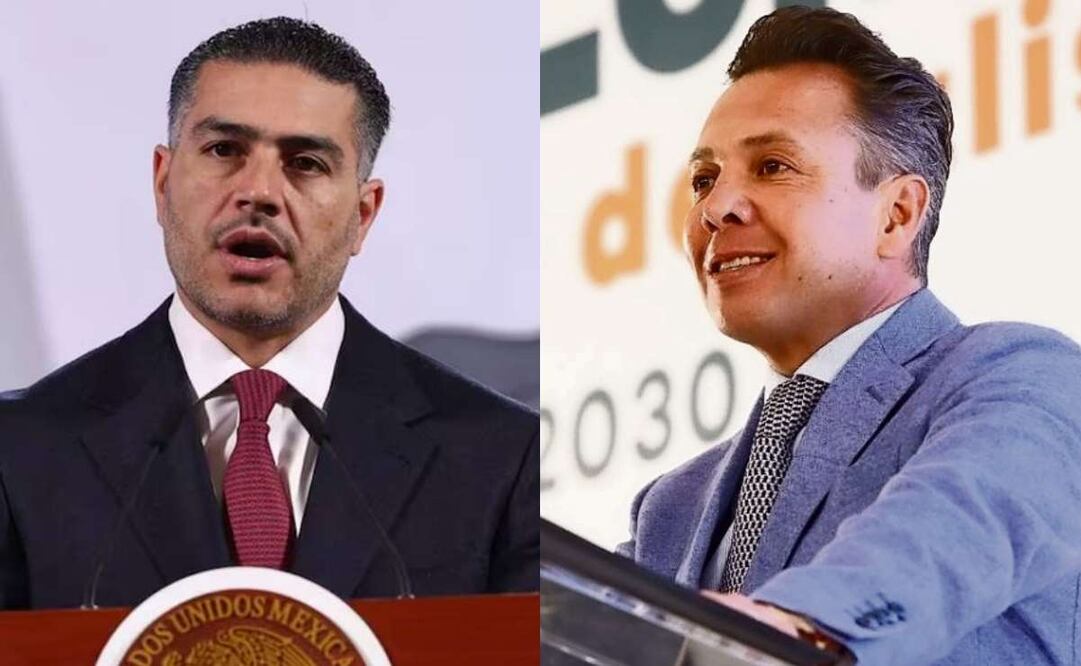 Secretario de Seguridad Ciudadana, Omar García Harfuch y el gobernador de Jalisco, Pablo Lemus. Foto: Especial