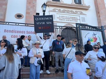 Segunda marcha por la paz en Culiacán en exigencia de justicia por los menores Alexander y Gael Antonio