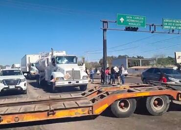 Bloquean salida del puerto de Guaymas; exigen aparición de Jorge Fajardo Valenzuela