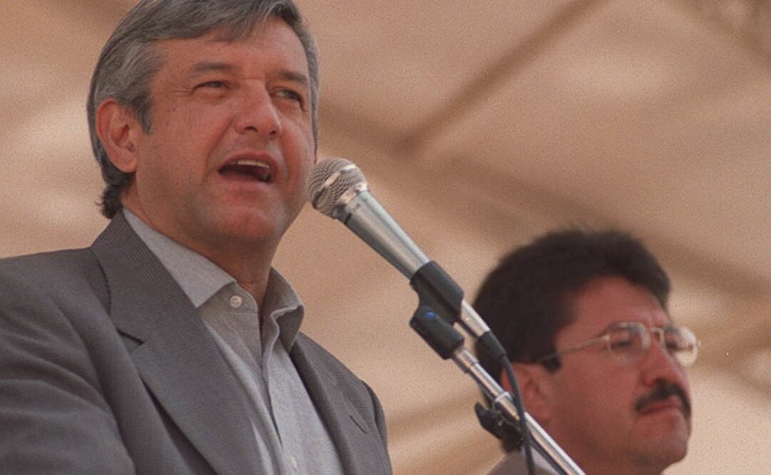 El Presidente y el ahora senador de Morena en el 2000. Foto: Foto: Archivo / EL UNIVERSAL 