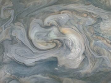 Granizo rico en amoniaco da nuevas pistas sobre la meteorología en Júpiter