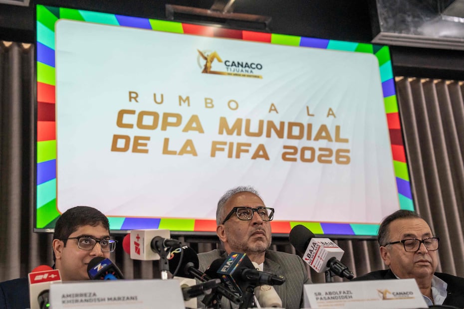 Abolfazl Pasandideh, embajador de Irán en México, en conferencia de prensa - Foto: AFP