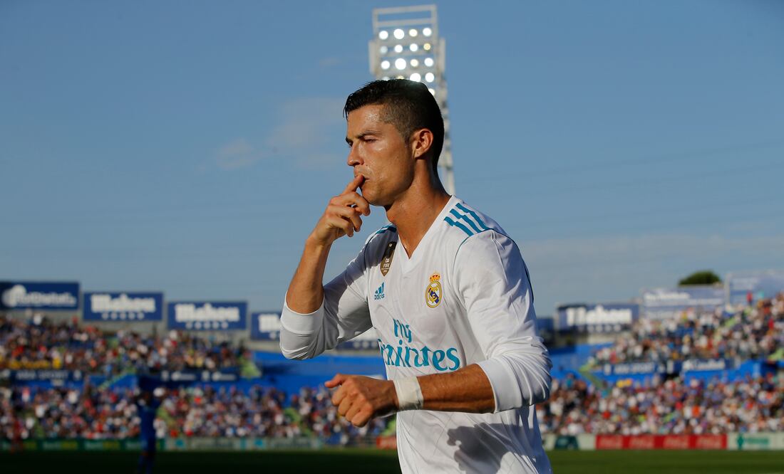 AP. Cristiano Ronaldo celebrando su gol ante el Getafe