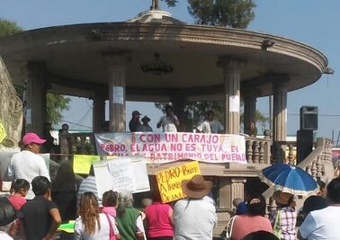 Rechazan municipalización del agua en Coyotepec 