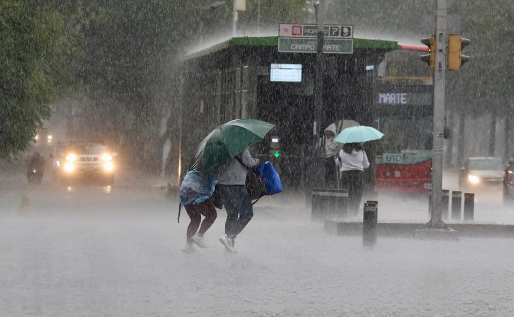 Lluvia en cdmx. Foto: Valente Rosas / EL UNIVERSAL