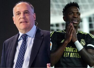 Presidente de la liga española enfrenta a Vinicius Jr sobre el racismo: "Infórmate mejor"
