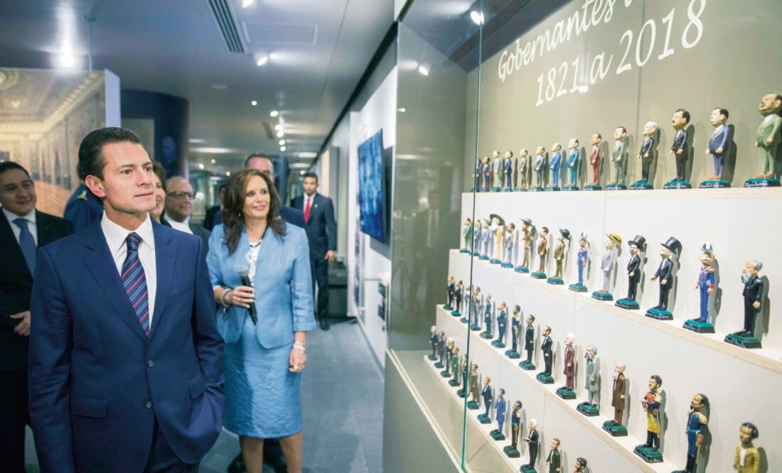 El presidente de la República, Enrique Peña Nieto, inauguró el Museo Histórico de Palacio Nacional y se pronunció en favor de que se abran más espacios de este tipo en nuestro país. Foto: PRESIDENCIA