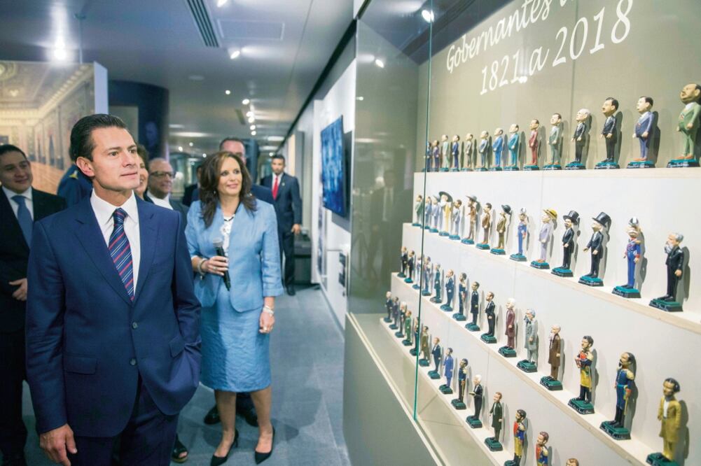 El presidente de la República, Enrique Peña Nieto, inauguró el Museo Histórico de Palacio Nacional y se pronunció en favor de que se abran más espacios de este tipo en nuestro país. Foto: PRESIDENCIA