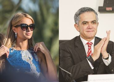 Paris Hilton, encantada de conocer a Miguel Ángel Mancera