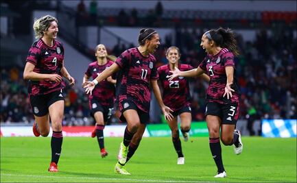 La Selección Mexicana Femenil se impone a Colombia en el Estadio Azteca