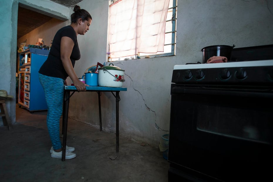 Es importante identificar grietas diagonales en las viviendas. Fotos: Mario Arturo Martínez / EL UNIVERSAL