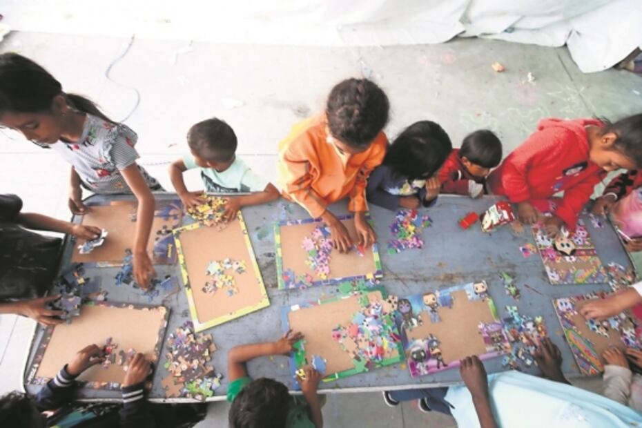 Espera la caravana migrante en Casa del Peregrino