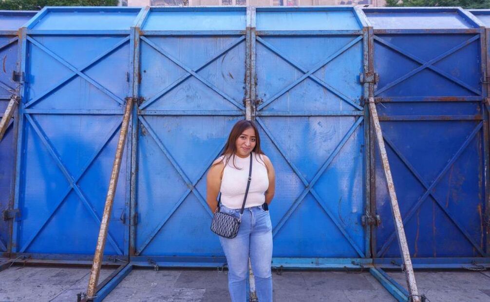 Turistas expresan descontento por vallas alrededor de Palacio de Bellas Artes (09/11/2025). Foto: Osmar Alvarado / EL UNIVERSAL