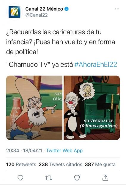 Canal 22 ¿le entra a la propaganda?