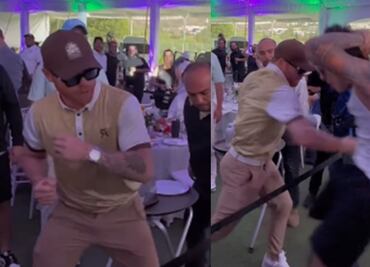 VIDEO: Canelo Álvarez golpea a un influencer en su torneo de golf