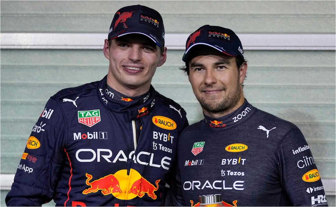 Verstappen y Pérez vivirán su tercera temporada juntos. FOTO: AFP