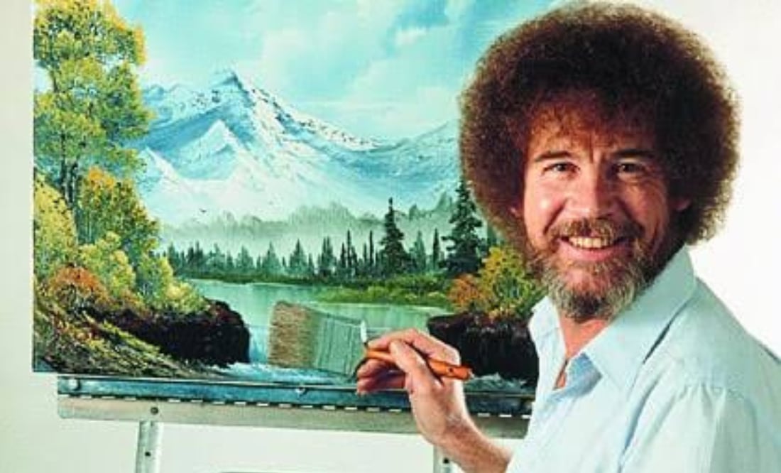 “Bob Ross: Accidentes felices, traiciones y avaricia”. Fuente: Twitter @kornaldo