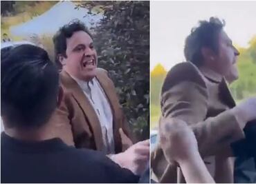Video exhibe momento en que Ricardo O'Farrill intentó entrar a boda de Mau Nieto