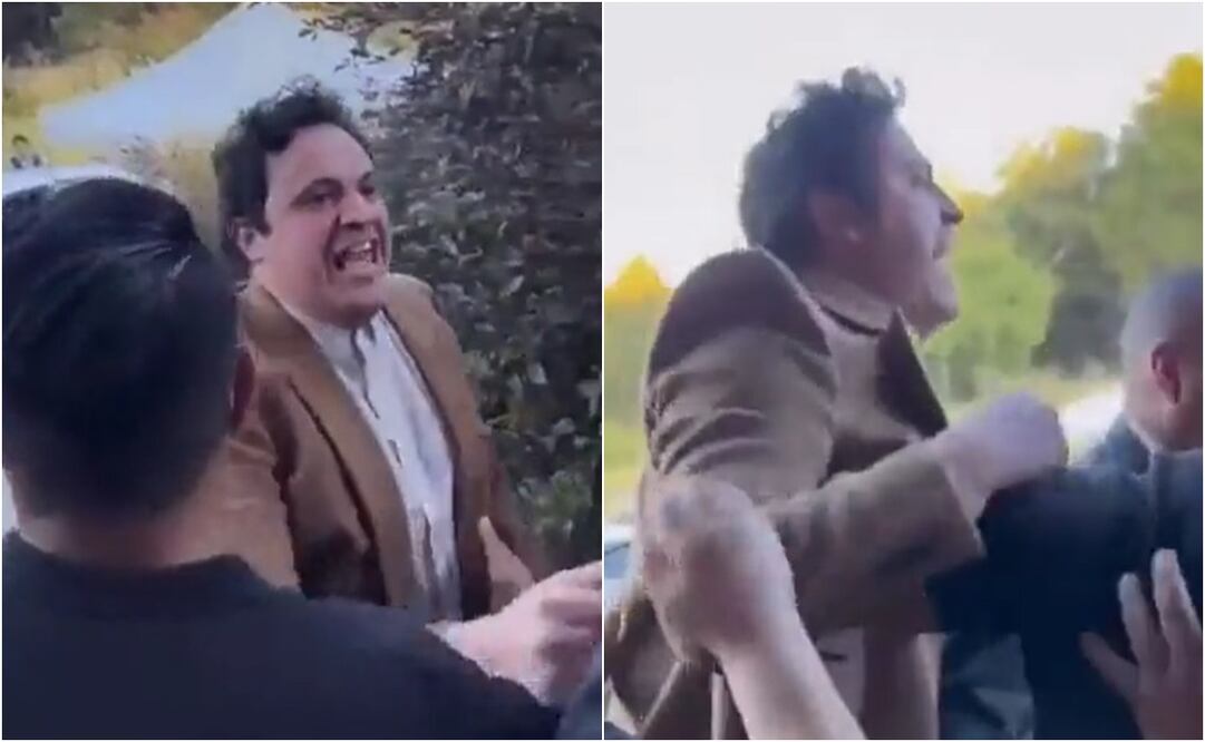 En la grabación no se aprecia a quién van dirigido los insultos. Foto: Twitter. @DJD_EGO