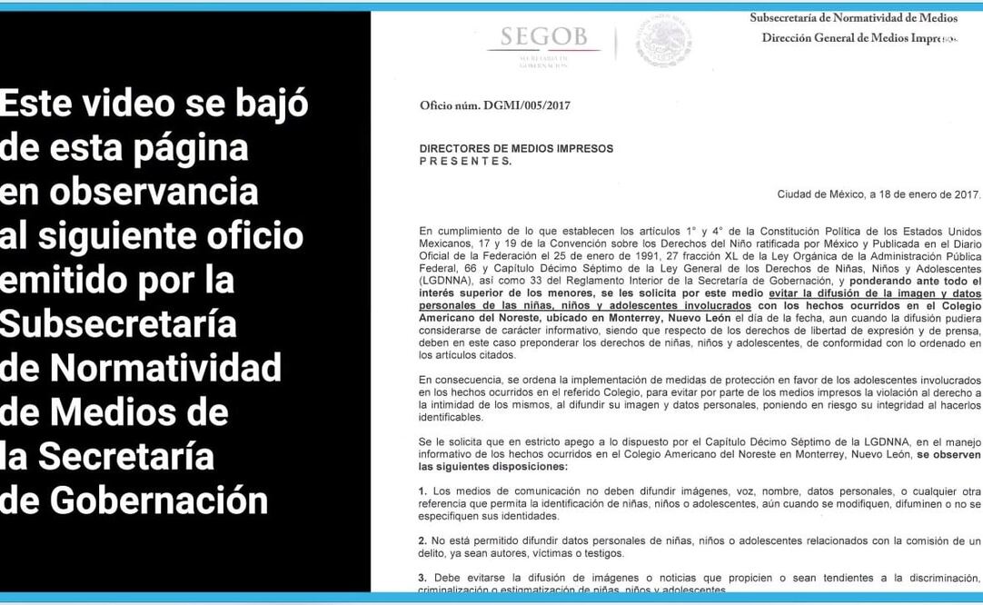 Video. Momento en que menor dispara en escuela de Monterrey