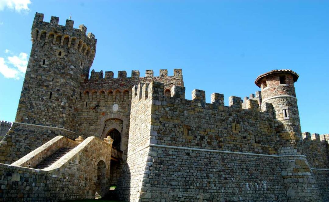 Castello di Amorosa, réplica de un auténtico castillo medieval de la Toscana. (Foto: David McSpadden)