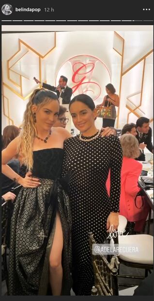 Belinda presume look de 70 mil pesos junto a Eva Longoria