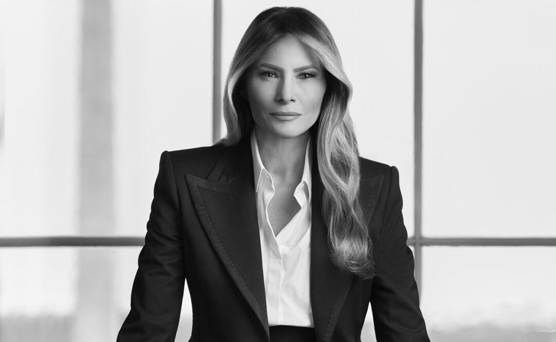Melania Trump presenta su retrato oficial (27/01/2025). Foto: Captura de pantalla