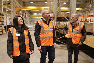 Alfredo Ramírez Bedolla se reúne con directivos de Siemens Energy, Doppelmayr y Agrana Fruit en Austria