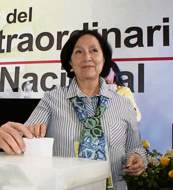 Amalia votó por Pablo Gómez