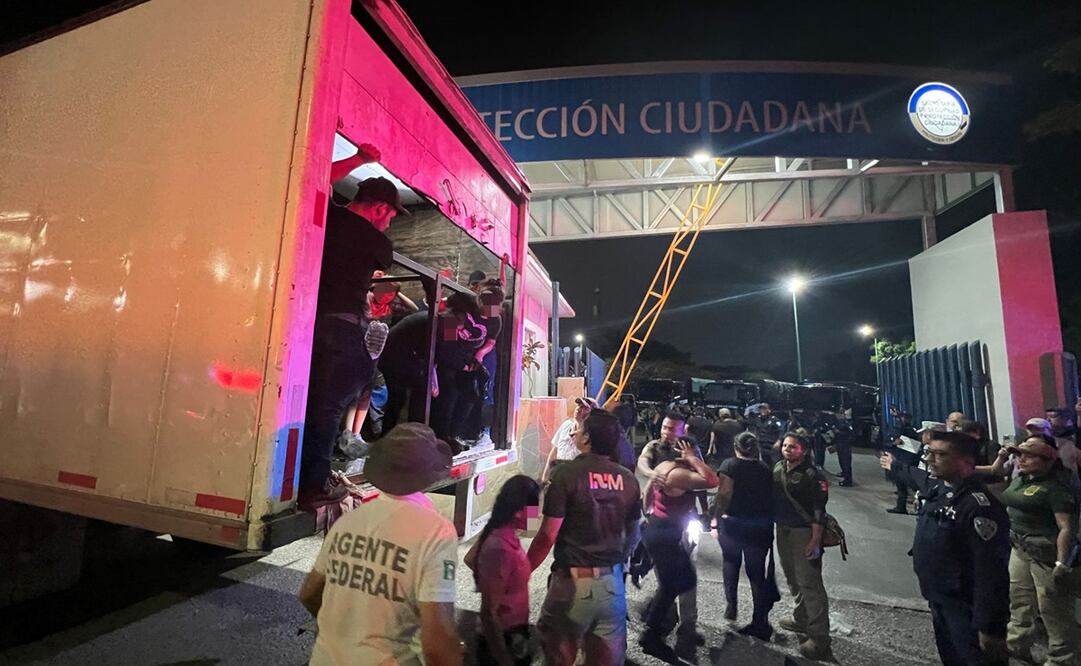 Rescate de migrantes en Chiapa de Corzo. Foto: Especial