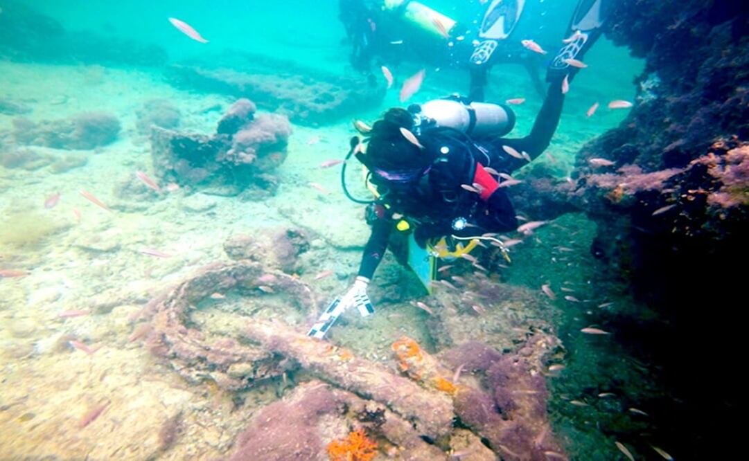 The shipwreck was first discovered in 2017 - Photo: Helena Barba/INAH