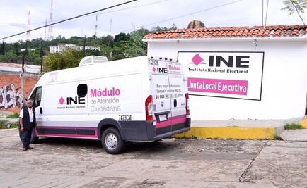 ​Envía INE a Oaxaca módulos móviles de credencialización