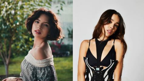 Ángela Aguilar y Danna Paola presumen medias blancas de lujo