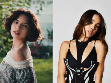 Ángela Aguilar y Danna Paola presumen medias blancas de lujo