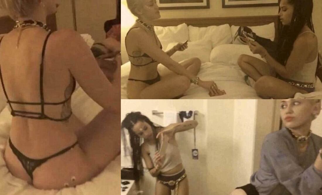 Cyrus accedió a participar en el video de su amiga Zoe Fotos: tomadas del Daily Mail