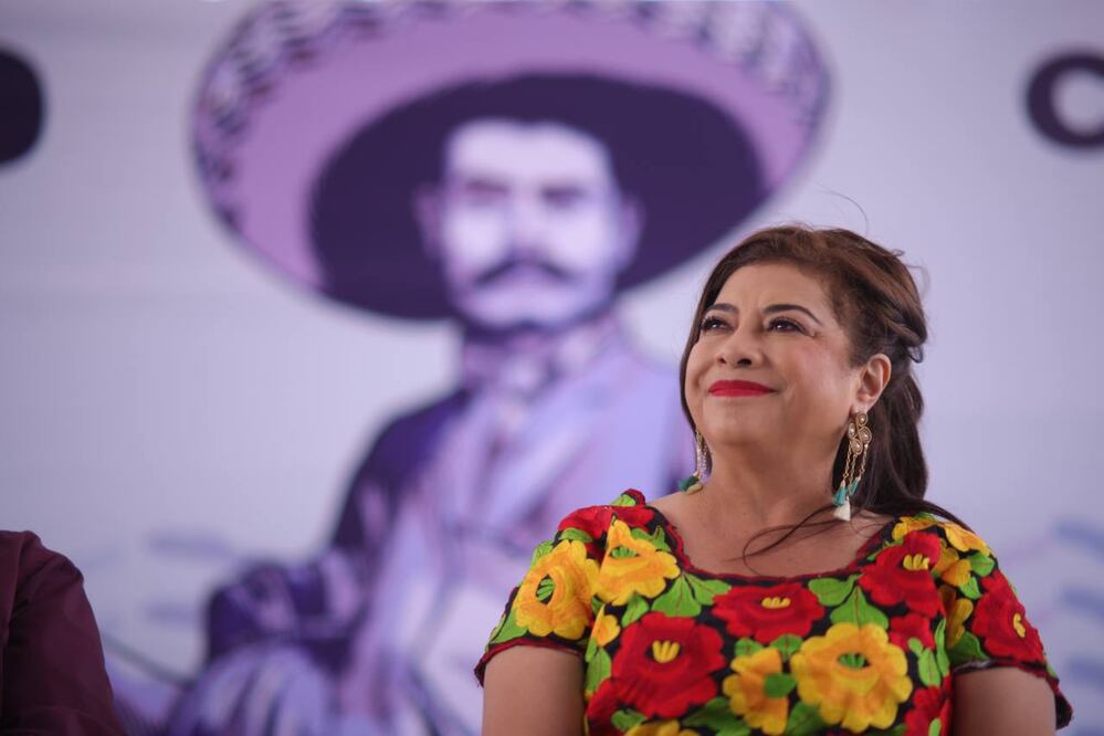 Clara Brugada aseguró que impulsará un plan para hacer justicia a pueblos originarios de la CDMX. (FOTO: especial)
