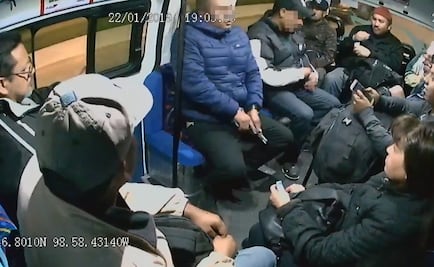 “A ver señores, quietos prietos”, así asaltan en un minuto combi del Edomex