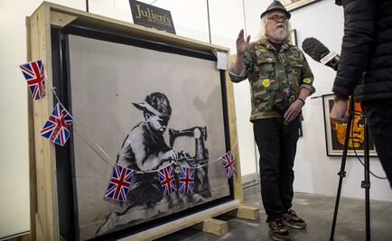 Artista planea borrar un Banksy que adquirió en subasta 