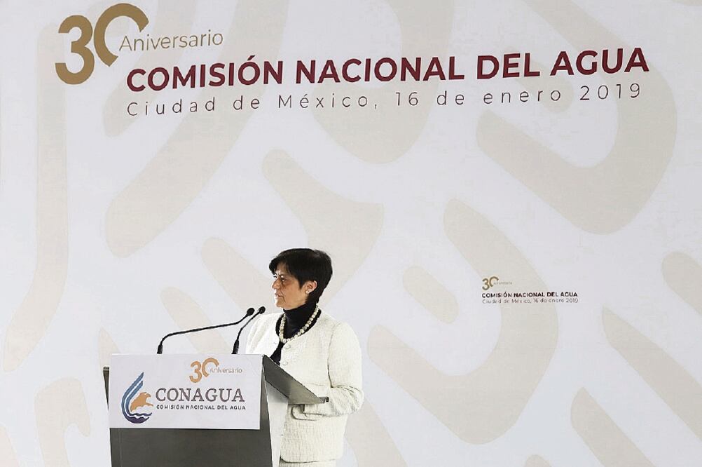 EL DATO RenovaciónLa titular de la Conagua, Blanca Jiménez Cisneros, señaló que buscan crear una institución más transparente. (ESPECIAL)