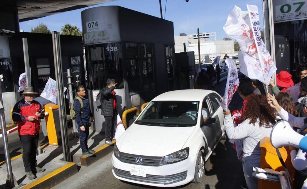 Centistas darán paso libre en casetas de Chalco, Tlalpan y San Marcos (14/11/2025)  Foto: Fernanda Zamora / EL UNIVERSAL