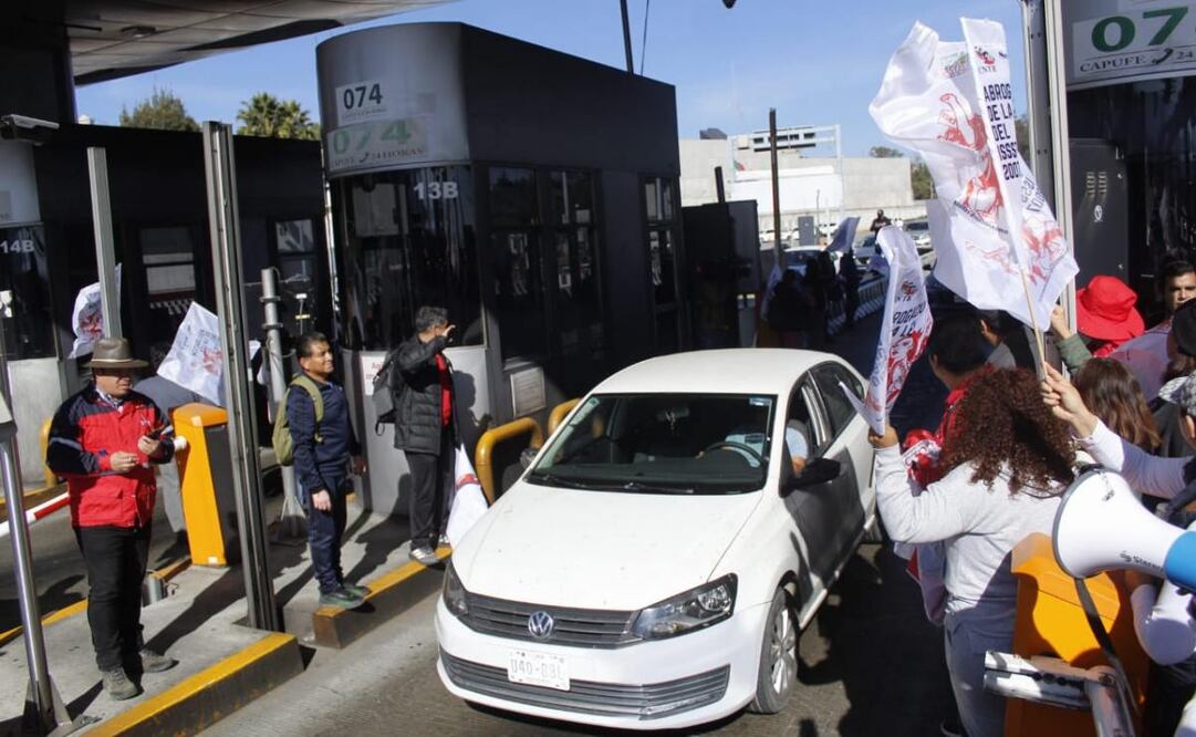 Centistas darán paso libre en casetas de Chalco, Tlalpan y San Marcos (14/11/2025)  Foto: Fernanda Zamora / EL UNIVERSAL